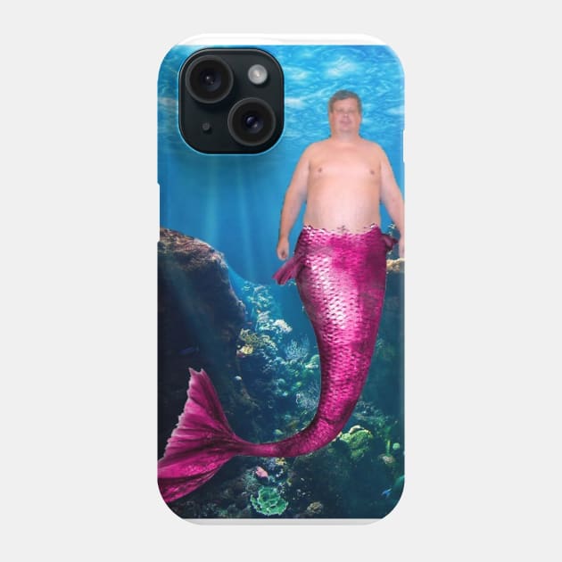 Merman Phone Case by Sam's designs