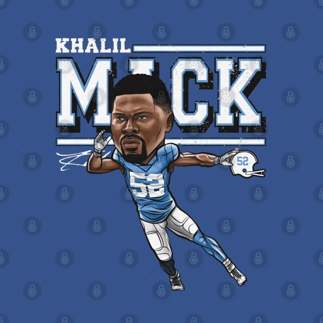 Khalil Mack Los Angenel C Cartoon by Buya_Hamkac