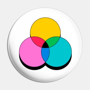 CMYK Colors Pin