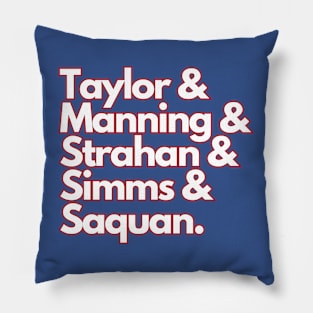 New York Giants Legends T-Shirt Pillow