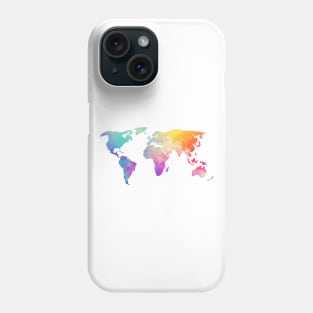 Watercolor World Phone Case