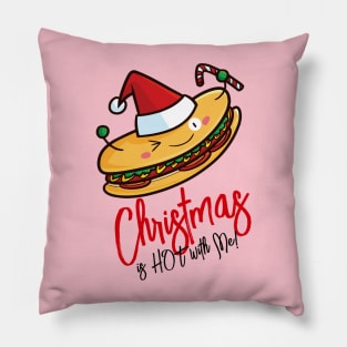 Cute christmas hotdog Pillow