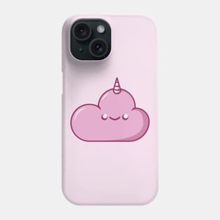 Pink unicorn cloud Phone Case