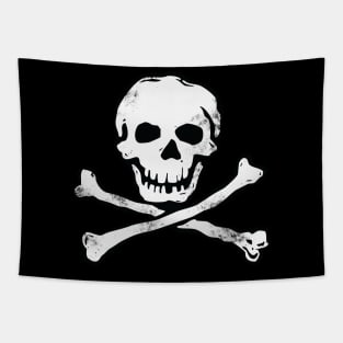 Pirate Skull and Crossbones -Distressed Tapestry