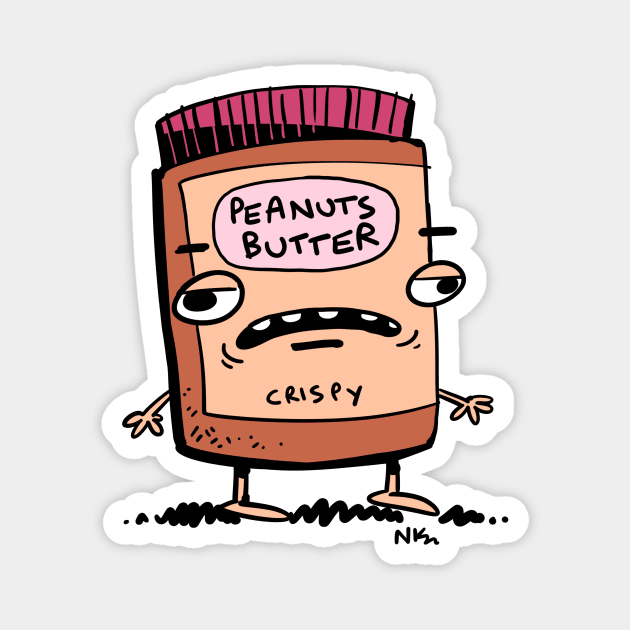 Peanuts Butter Magnet by neilkohney