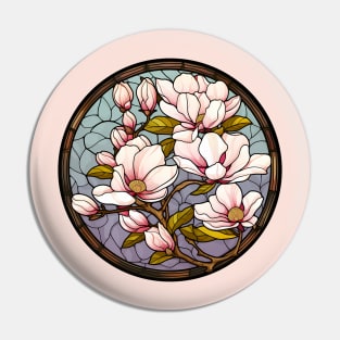 Magnolia Flower Tree Pin