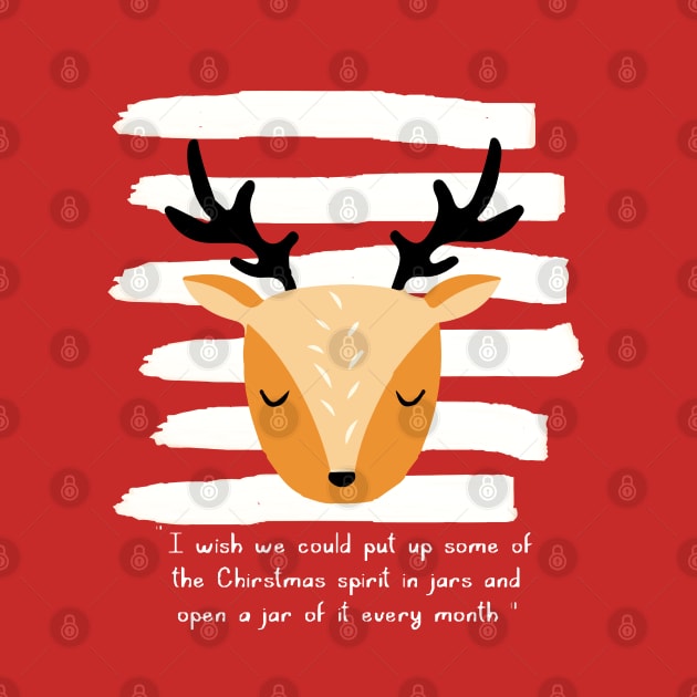 Christmas deer by Lamink