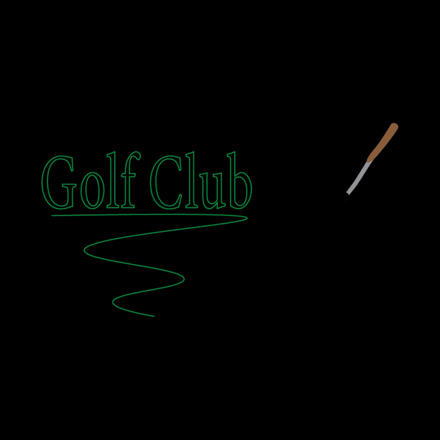 Golf Club T-shirt by lindsey123