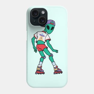 Unreals on Wheels - Little Green Man Phone Case