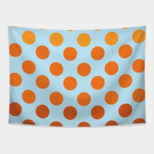 Apricot, Tangerine, Ginger Dots Tapestry