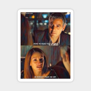 Does He Make You Laugh | Ocean's Eleven (2001) Movie Digital Fan Art Magnet