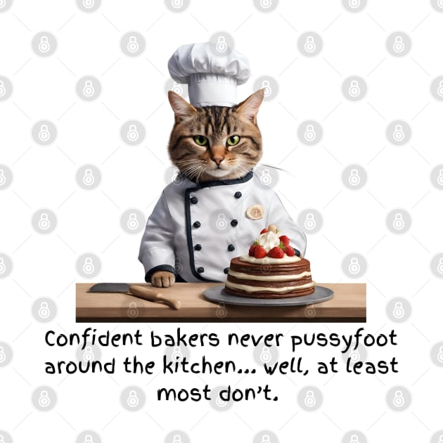 Pussyfooting Baker by Doodle and Things