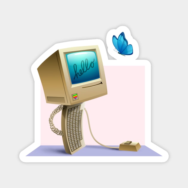 Hello, Mac. Magnet by iwantnoodle