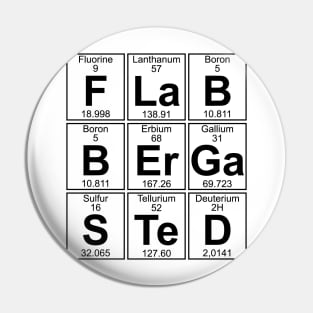 F-La-B-B-Er-Ga-S-Te-D (flabbergasted) Pin