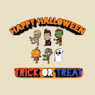 Halloween Characters Collection T-Shirt