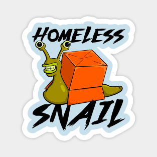 Funny Homeless Snail Cute Animal Magnet