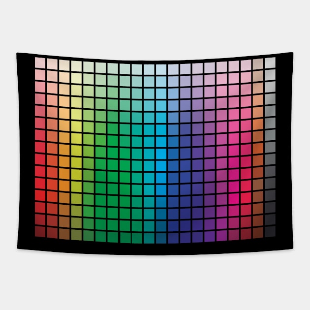 Color Palette Tapestry by EarlAdrian