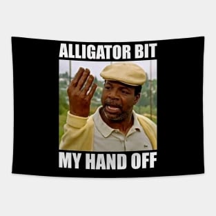 Alligator Bit My Hand Off! Tapestry