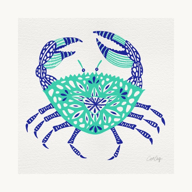 Turquoise Crab by CatCoq