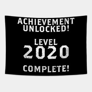 Funny Video Game 2020 New Years Achievement Unlocked Gaming Tapestry