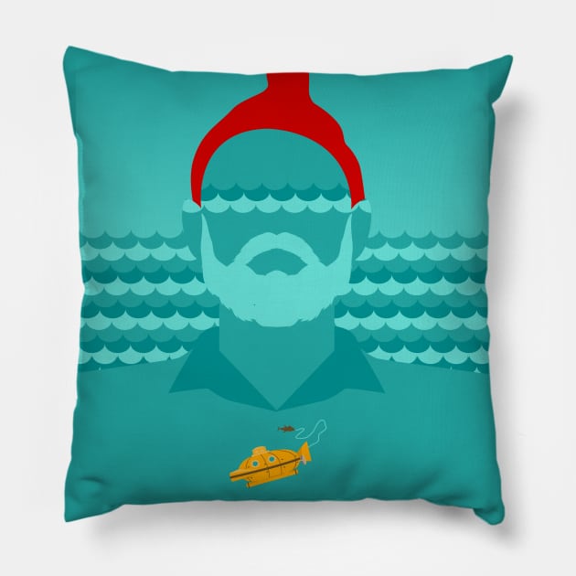 The Life Aquatic Pillow by StudioInfinito