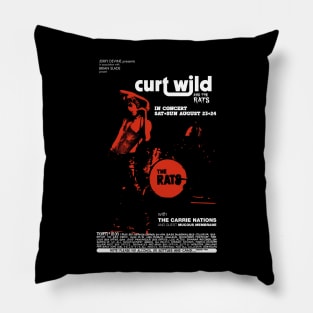 Curt Wild/Velvet Goldmine concert poster Pillow