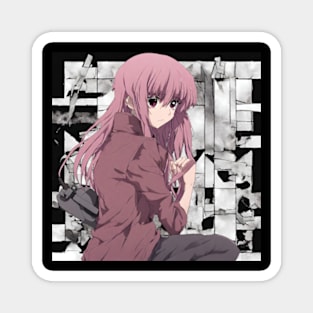 Yuno FUTURE DIARY OBSESSED GIRLFRIEND Magnet