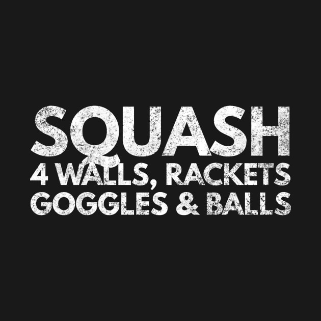 Squash Shirt For Squash Players Gift Idea Fun by twizzler3b