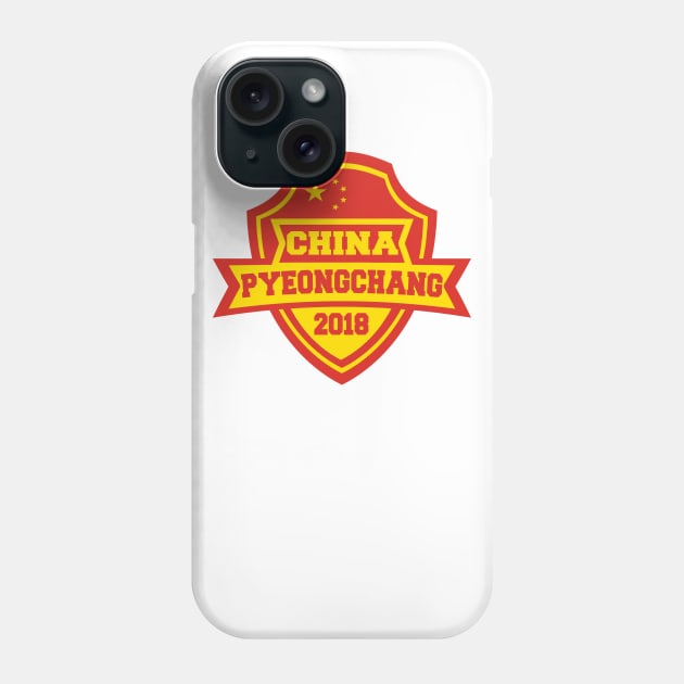 Team China Pyeongchang 2018 Phone Case by OffesniveLine