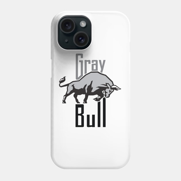 Gray Bull - Gabriel Phone Case by RBDesigns