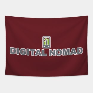 Digital Nomad World Traveler Jetsetter Freelancer Tapestry