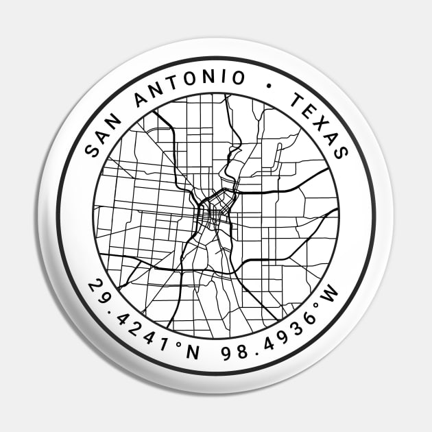 San Antonio Map Pin by Ryan-Cox