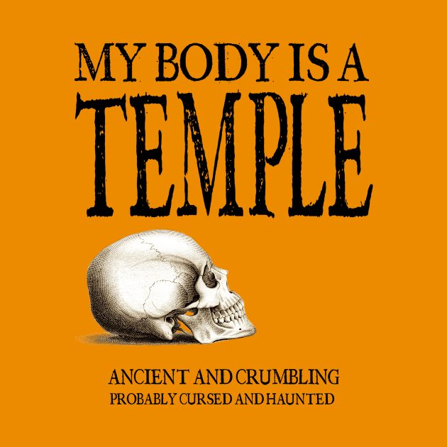 My Body Is A Temple - Exercise and Fitness by The Blue Box