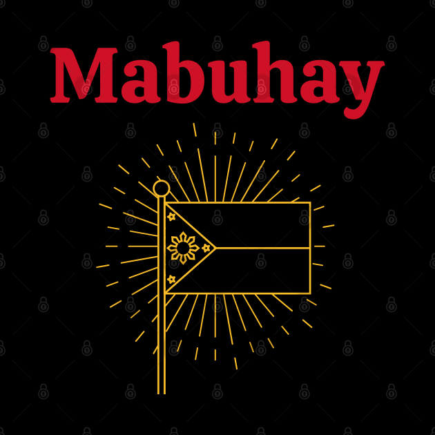 mabuhay pinoy Philippine Flag by CatheBelan