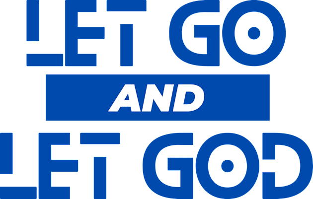 Let Go and Let God | Christian Saying Kids T-Shirt by All Things Gospel