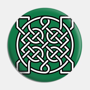 Celtic Ornamental Knot Geometric Design 2 Pin