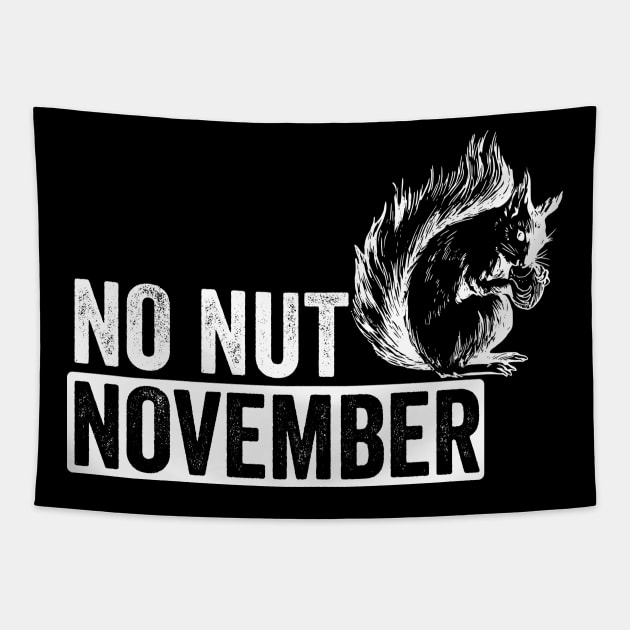No Nut November Tapestry by Horisondesignz