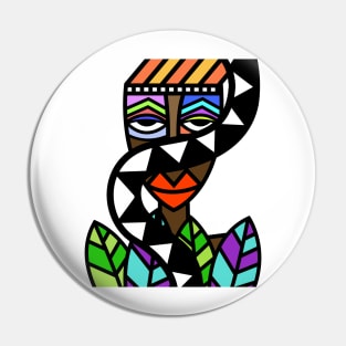 African Beauty Pin