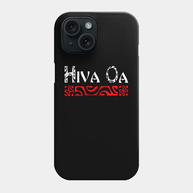 HIVA OA (white) Phone Case by Nesian TAHITI