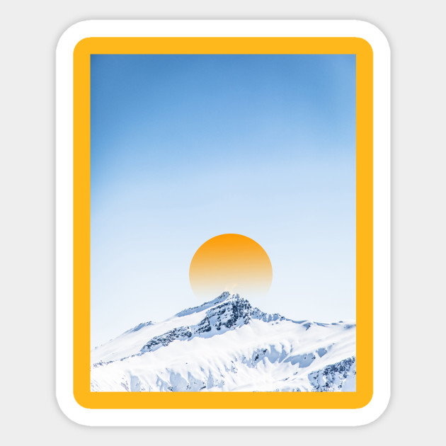Sun - View - Sticker