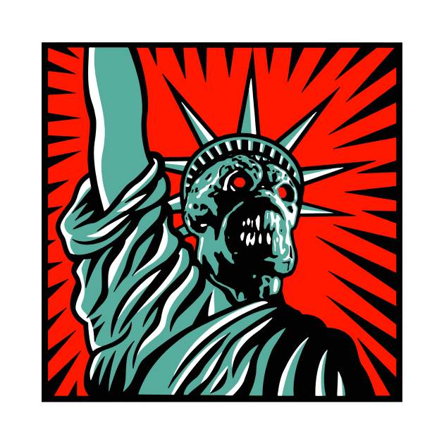 Martian Liberty by Uwantmytees