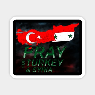 Pray For Syiria & Turkey Magnet