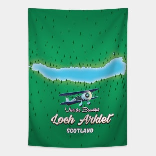 loch Arklet Scotland map Tapestry