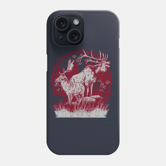 Big Bucks: Wildlife and Outdoors Design Phone Case by Jarecrow 