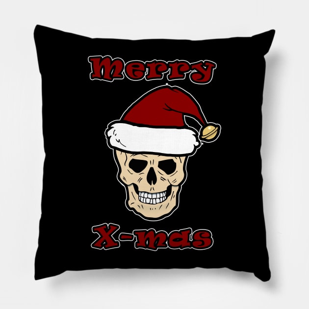 Merry Xmas #2 Pillow by RockettGraph1cs