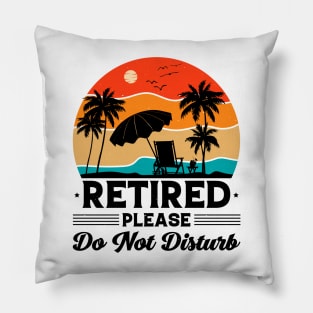 Retired Please Do Not Disturb Pillow