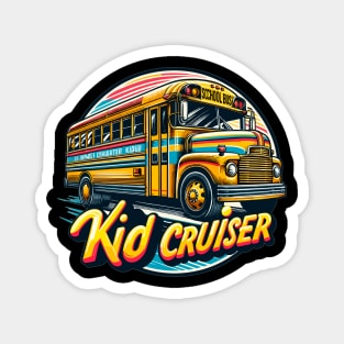 School Bus, Kid Cruiser Magnet