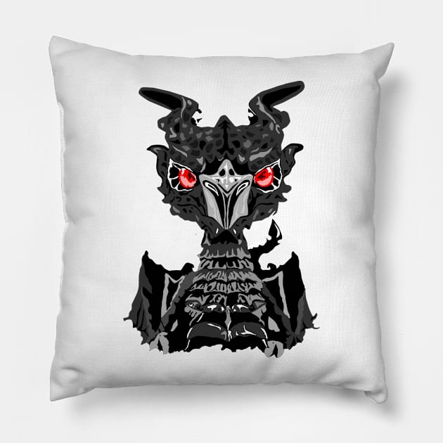 Fierce Dragon Pillow by Killer Rabbit Designs