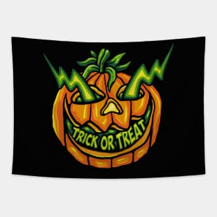The Flash Halloween Pumpkin Tapestry