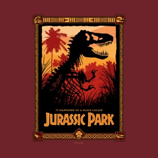 It Happened At A Place Called Jurassic Park (Red) T-Shirt